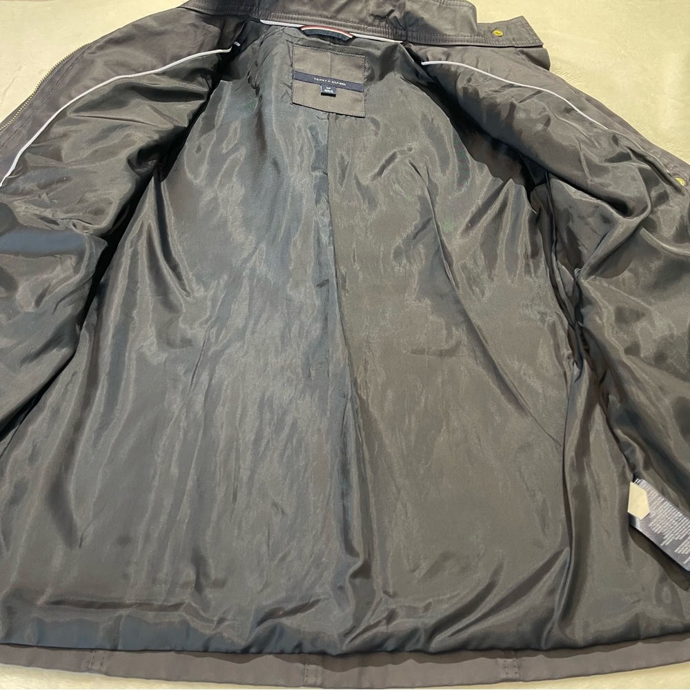 TOMMY HILFIGER SIZE SP Women's Black Utility Jacket - Picture 5 of 10